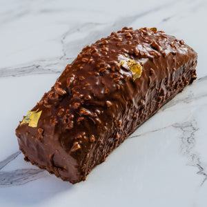 Chocolate Marble Loaf Cake (Slice)  رغيف كيك حليب و شوكوا