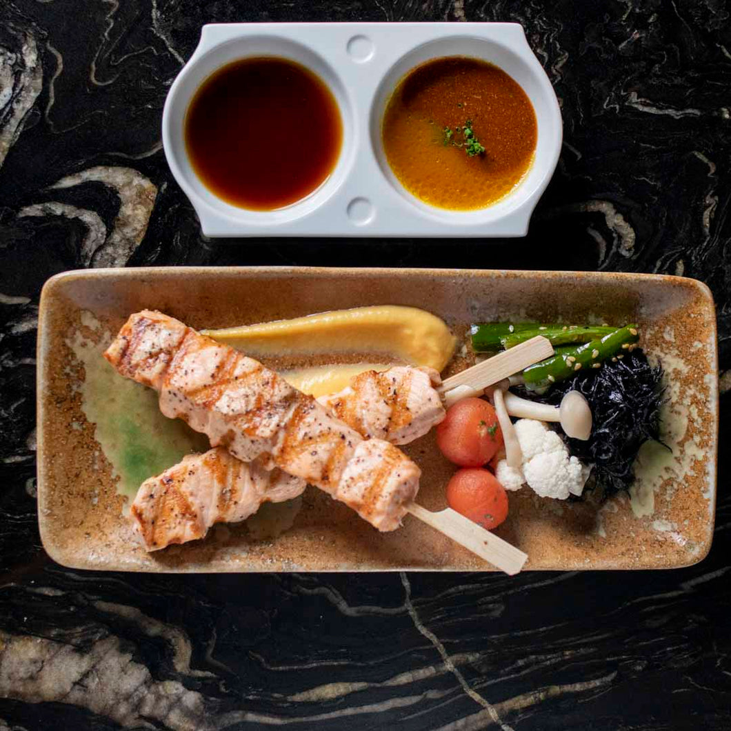 Salmon Kushiyaki - سمك السالمون